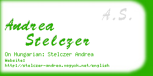 andrea stelczer business card